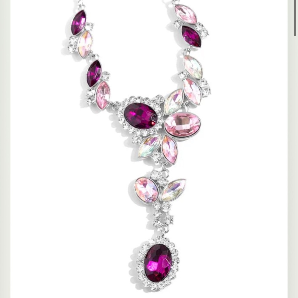 💖💎💖 “GENEROUS GALLERY” PINK NECKLACE WITH FREE EARRINGS ~ PAPARAZZI❗️💖💎💖